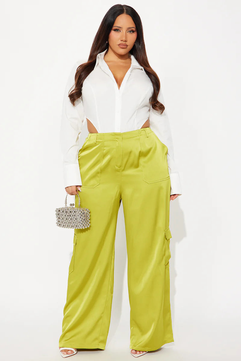 PRETTY GILR WALK SATIN CARGO