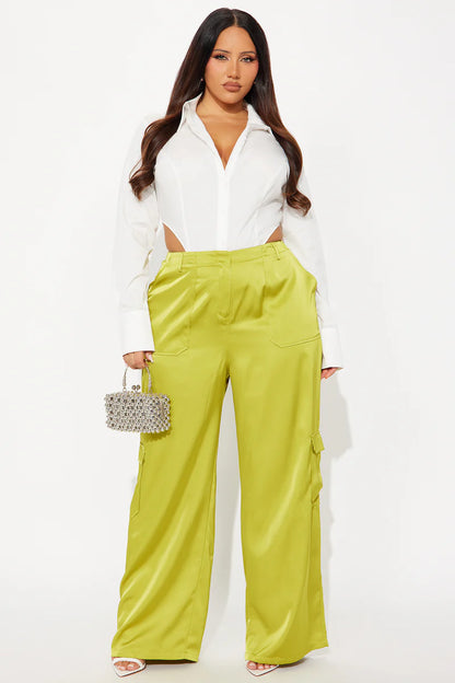 PRETTY GILR WALK SATIN CARGO