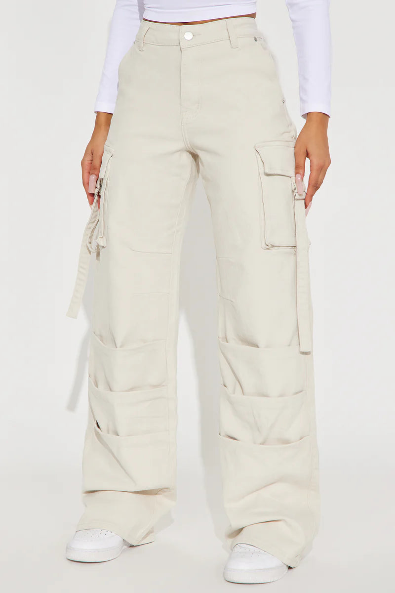 HONEY WIDE LEG CARGO PANT