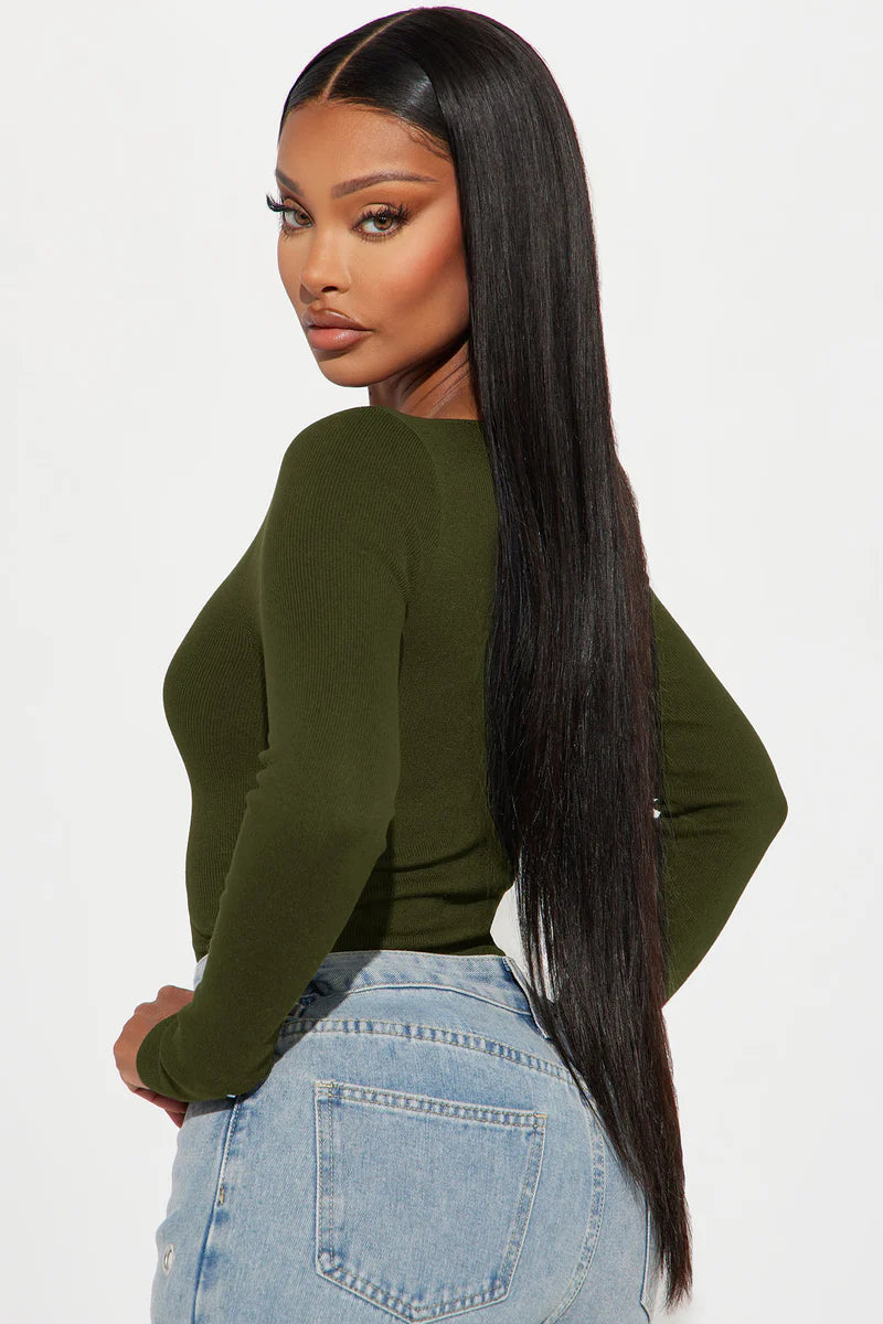 JESSI CUT OUT SWEATER BODYSUIT