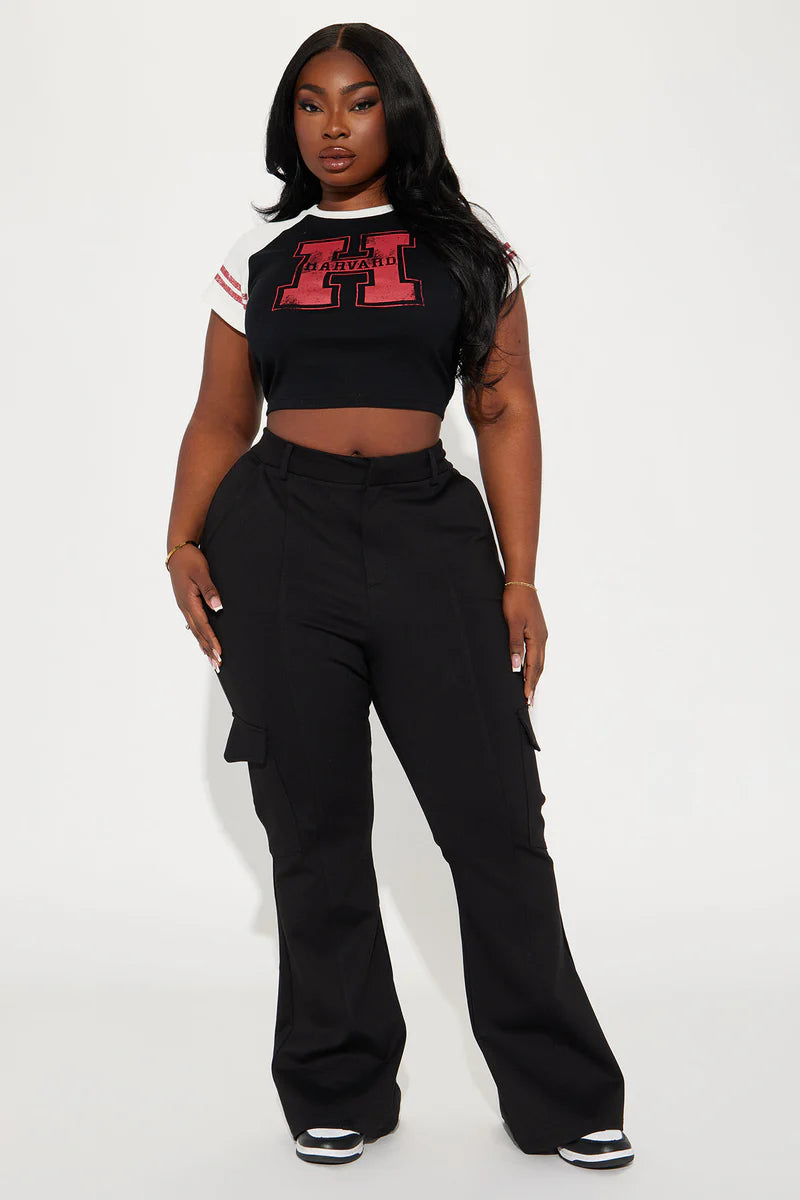 BE ABOUT IT FLARE CARGO PANT