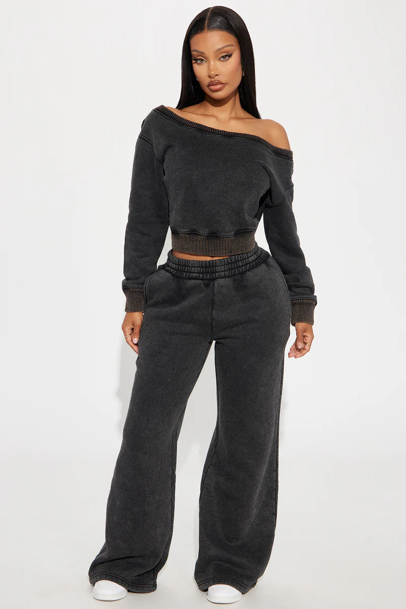 SAMMIE FLEECE PANT SET