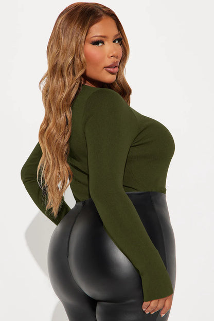 JESSI CUT OUT SWEATER BODYSUIT