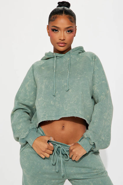 MY TIME MINERAL WASH JOGGER SET