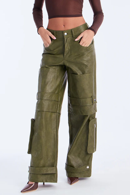 STREET HEAT WASHED FAUX LEATHER