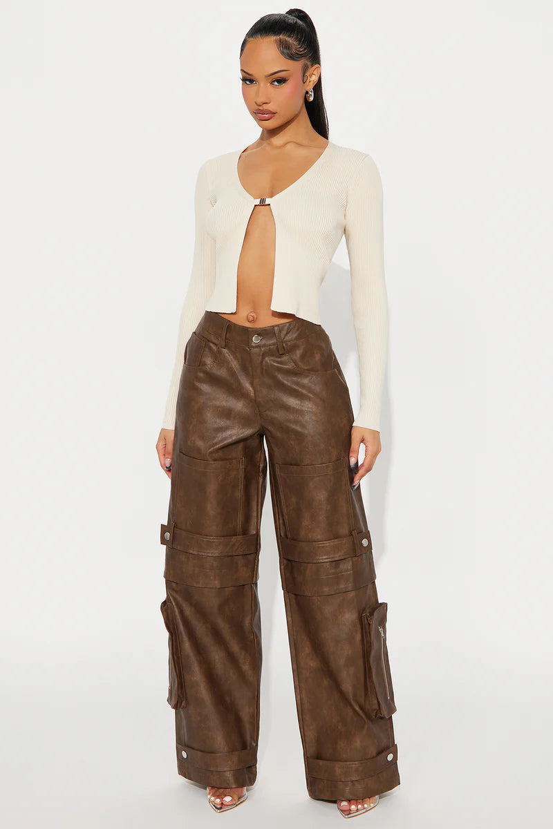 STREET HEAT WASHED FAUX LEATHER