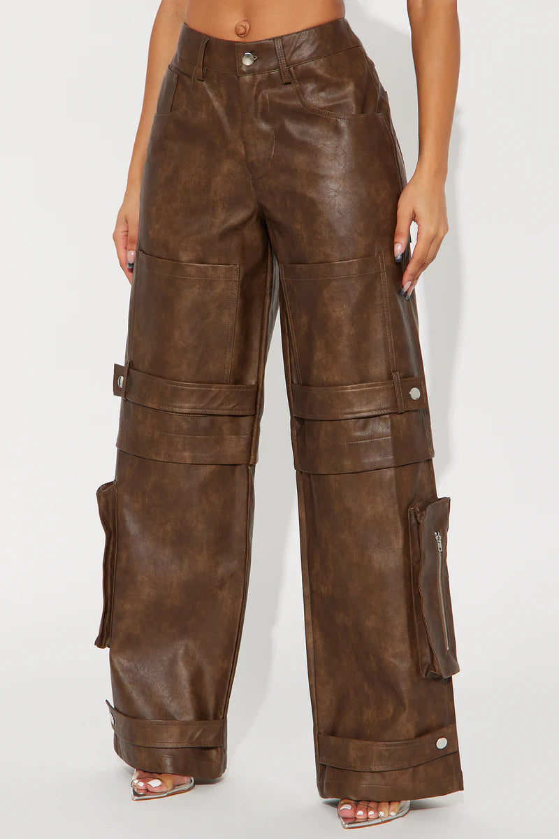 STREET HEAT WASHED FAUX LEATHER