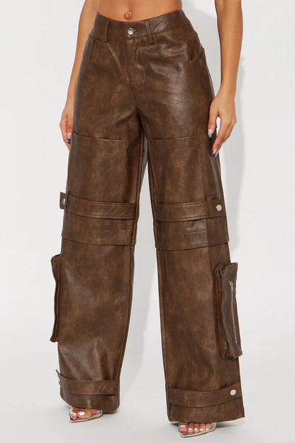 STREET HEAT WASHED FAUX LEATHER