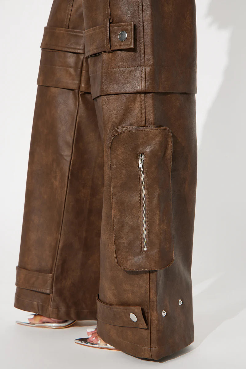 STREET HEAT WASHED FAUX LEATHER