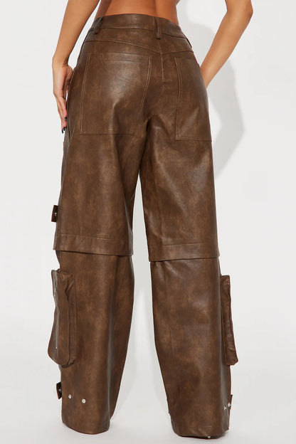 STREET HEAT WASHED FAUX LEATHER