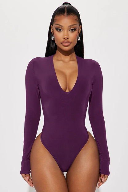 TAKE THE PLUNGE LINED LONG SLEEVE BODYDUIT