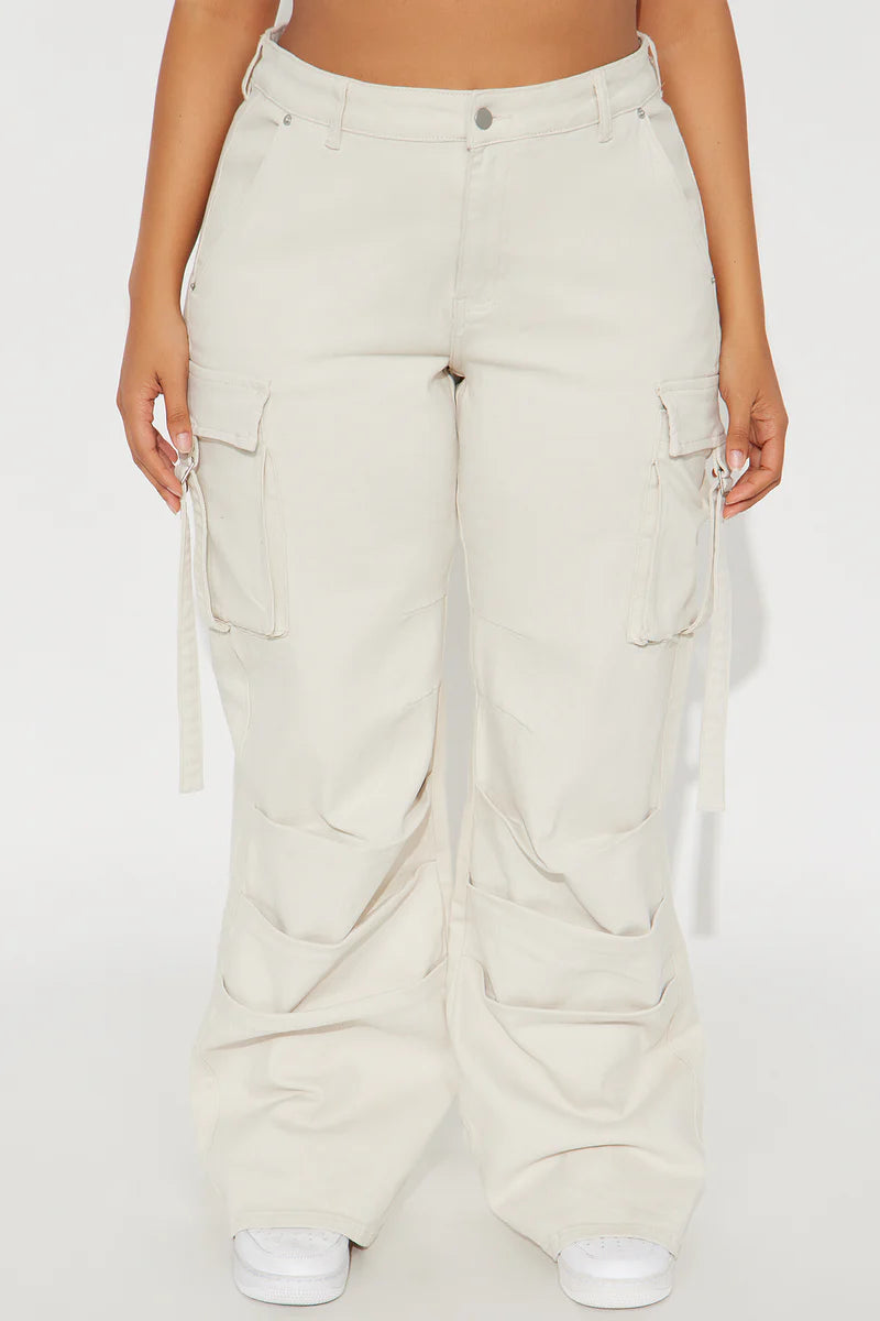 HONEY WIDE LEG CARGO PANT
