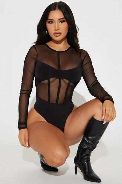 LIGHTS OUT MESH BODYSUIT