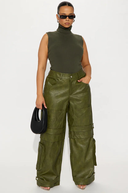 STREET HEAT WASHED FAUX LEATHER