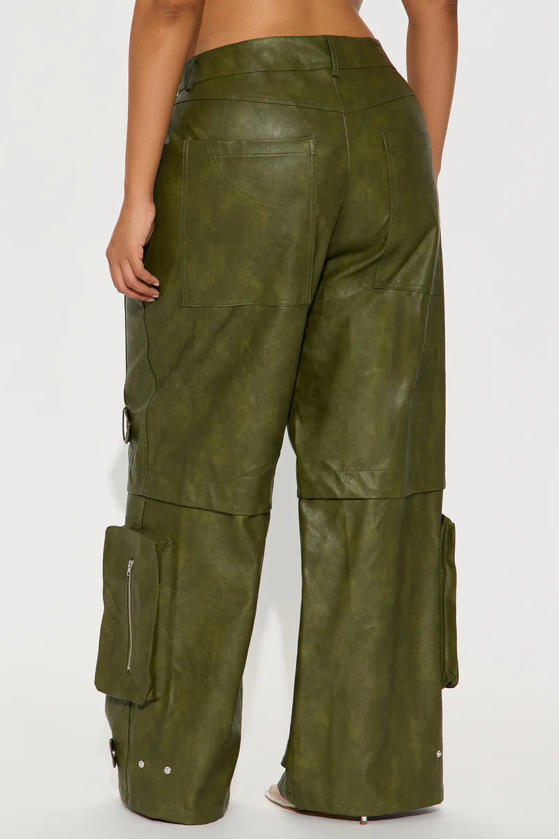 STREET HEAT WASHED FAUX LEATHER