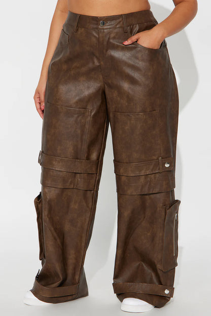 STREET HEAT WASHED FAUX LEATHER