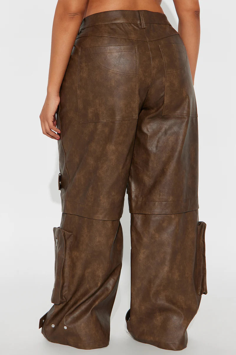 STREET HEAT WASHED FAUX LEATHER