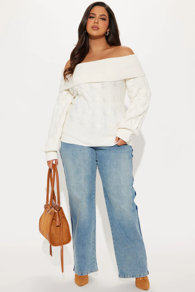 MILA OFF SHOULDER SWEATER