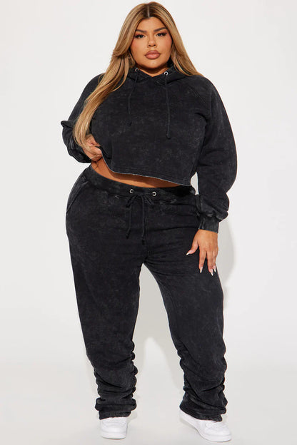 MY TIME MINERAL WASH JOGGER SET