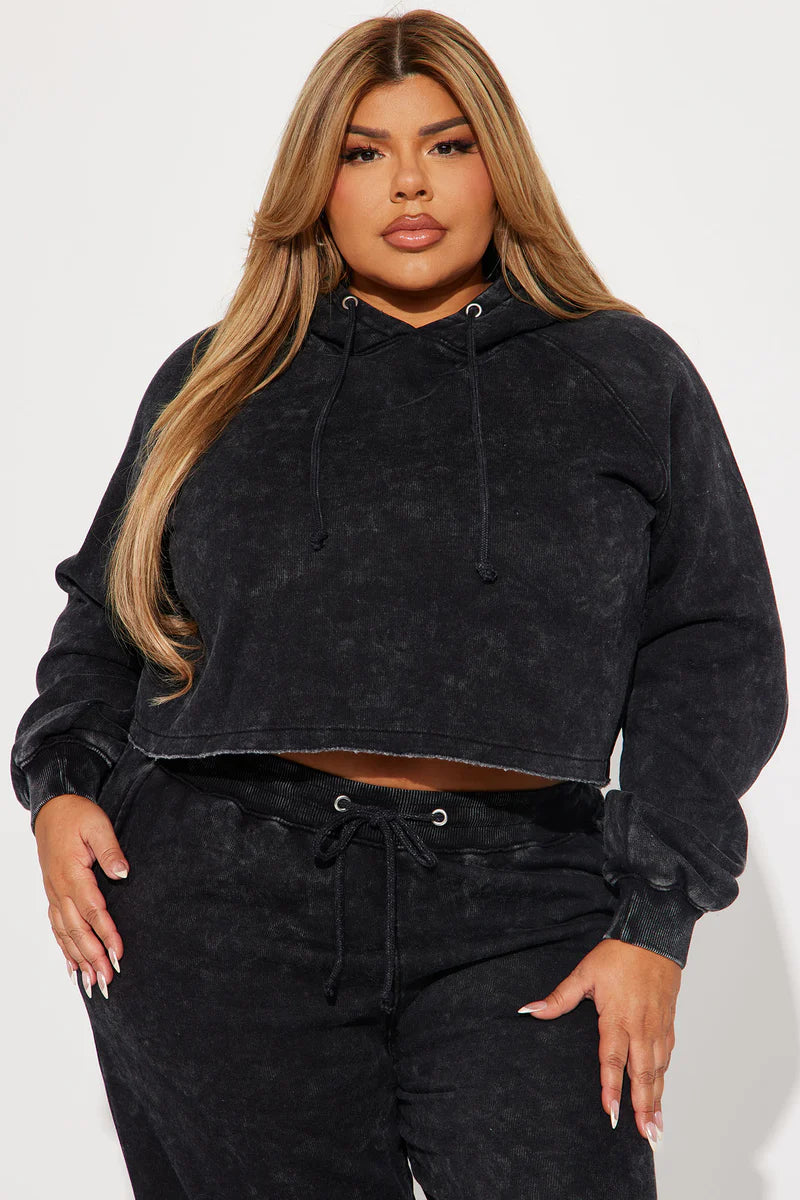 MY TIME MINERAL WASH JOGGER SET