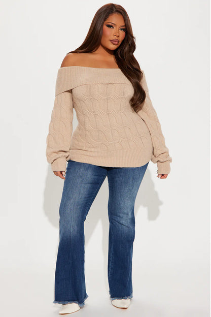 MILA OFF SHOULDER SWEATER