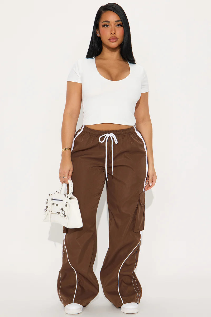 GET TO KNOW ME CARGO TRACK PANT