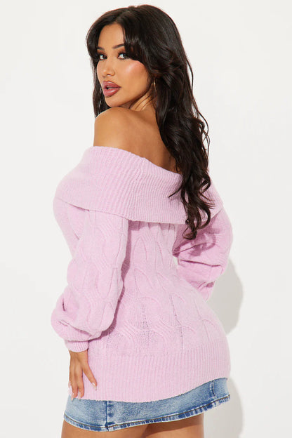 MILA OFF SHOULDER SWEATER