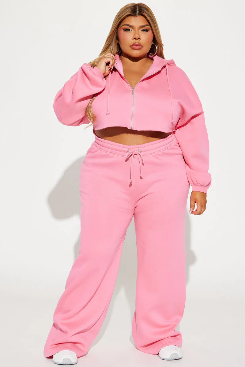 ON THE GO FLEECE PANT SET