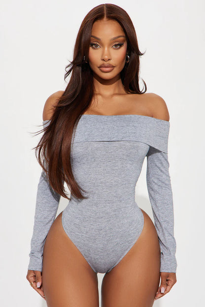 CHANTEL OFF SHOULDER BODYSUIT