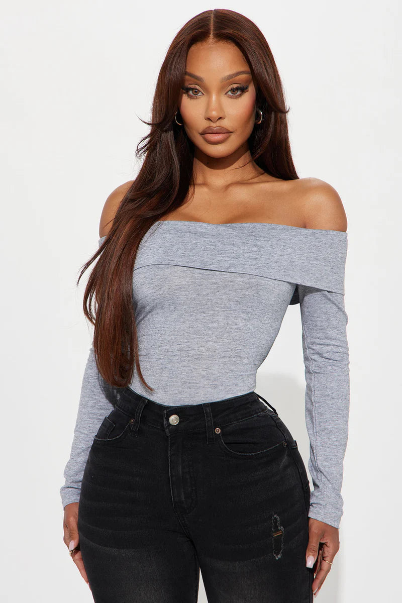 CHANTEL OFF SHOULDER BODYSUIT