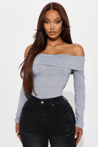 CHANTEL OFF SHOULDER BODYSUIT