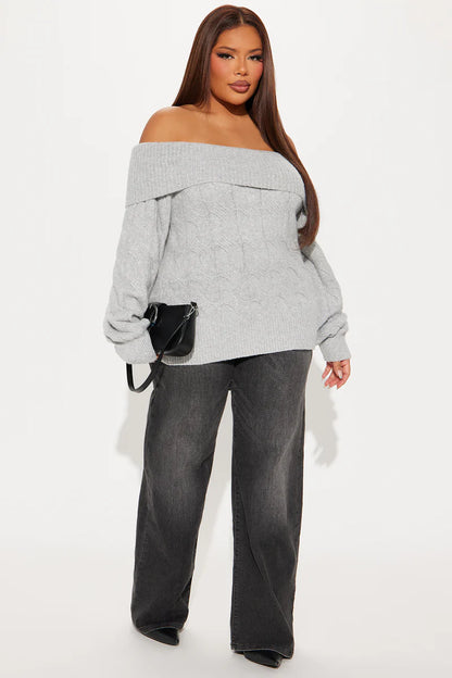 MILA OFF SHOULDER SWEATER