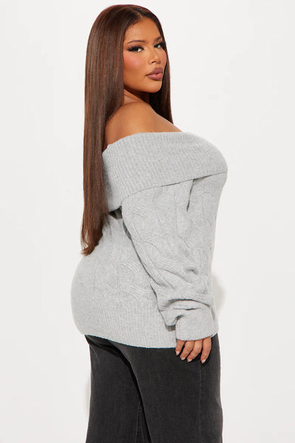 MILA OFF SHOULDER SWEATER