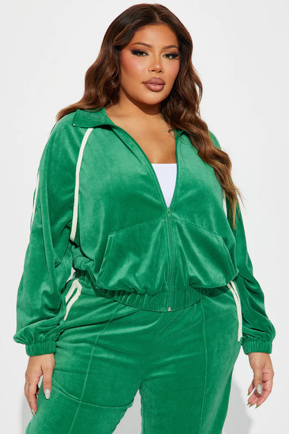 OLD SCHOOL VELOUR JOGGER SET