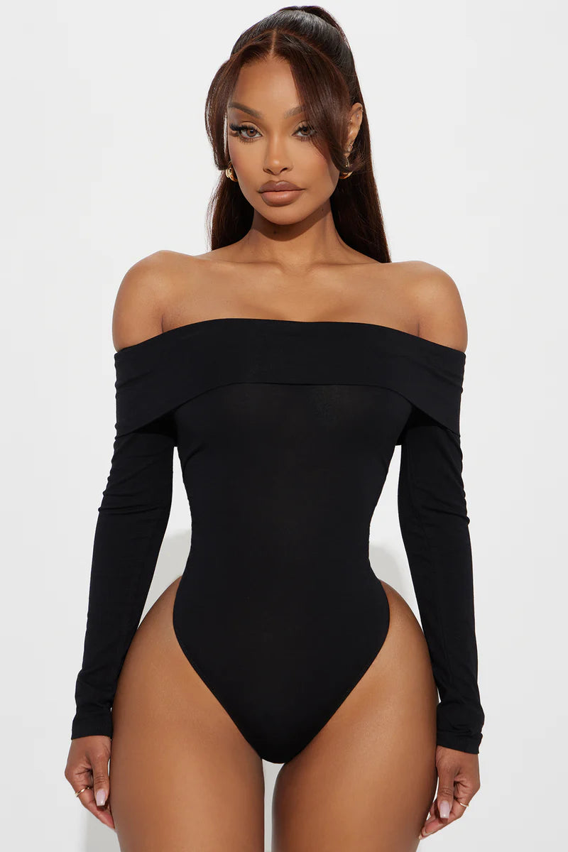 CHANTEL OFF SHOULDER BODYSUIT