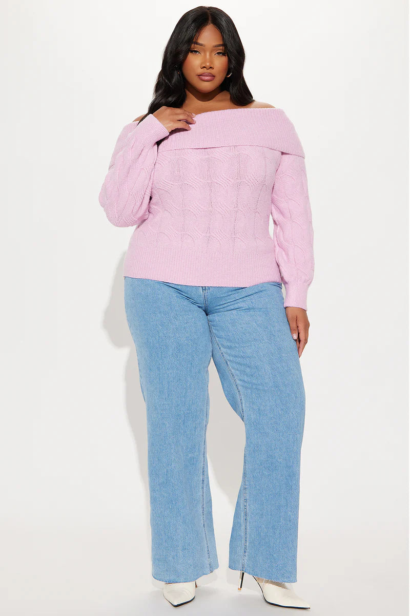 MILA OFF SHOULDER SWEATER