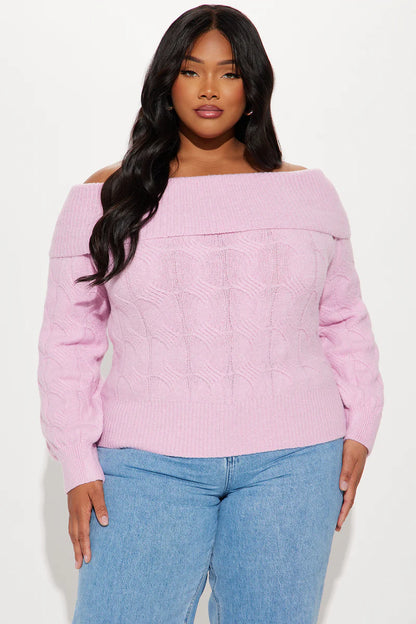 MILA OFF SHOULDER SWEATER