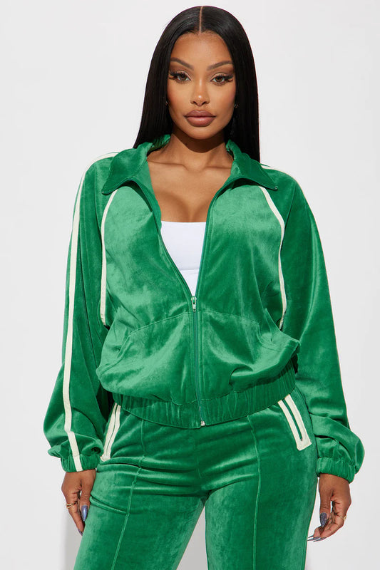 OLD SCHOOL VELOUR JOGGER SET