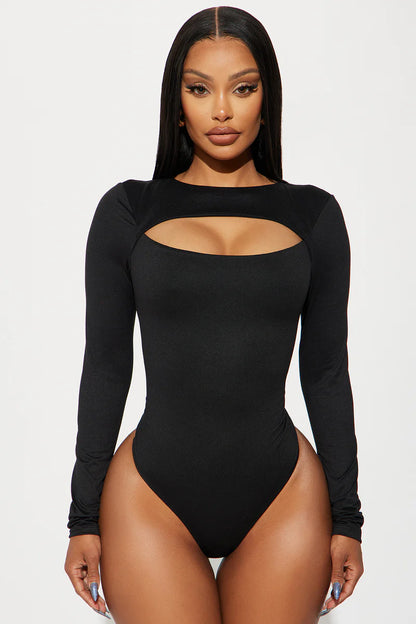 ELI CUT OUT LONG SLEEVE BODYSUIT