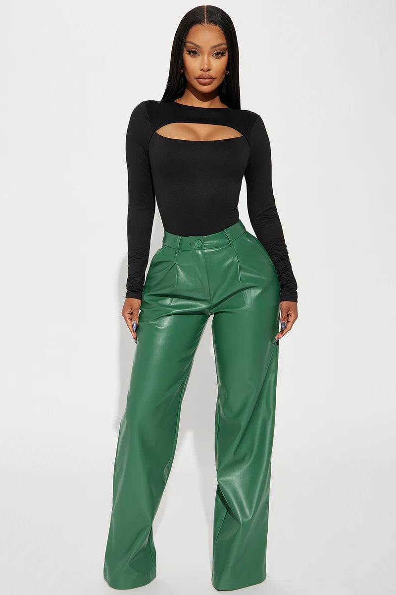 ELI CUT OUT LONG SLEEVE BODYSUIT