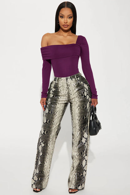 GIA ONE SHOULDER BODYSUIT