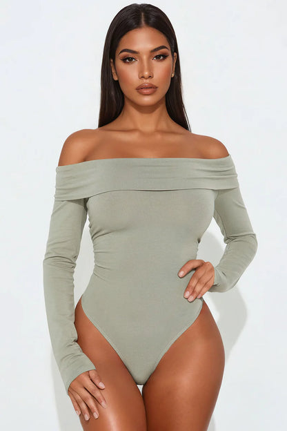 CHANTEL OFF SHOULDER BODYSUIT