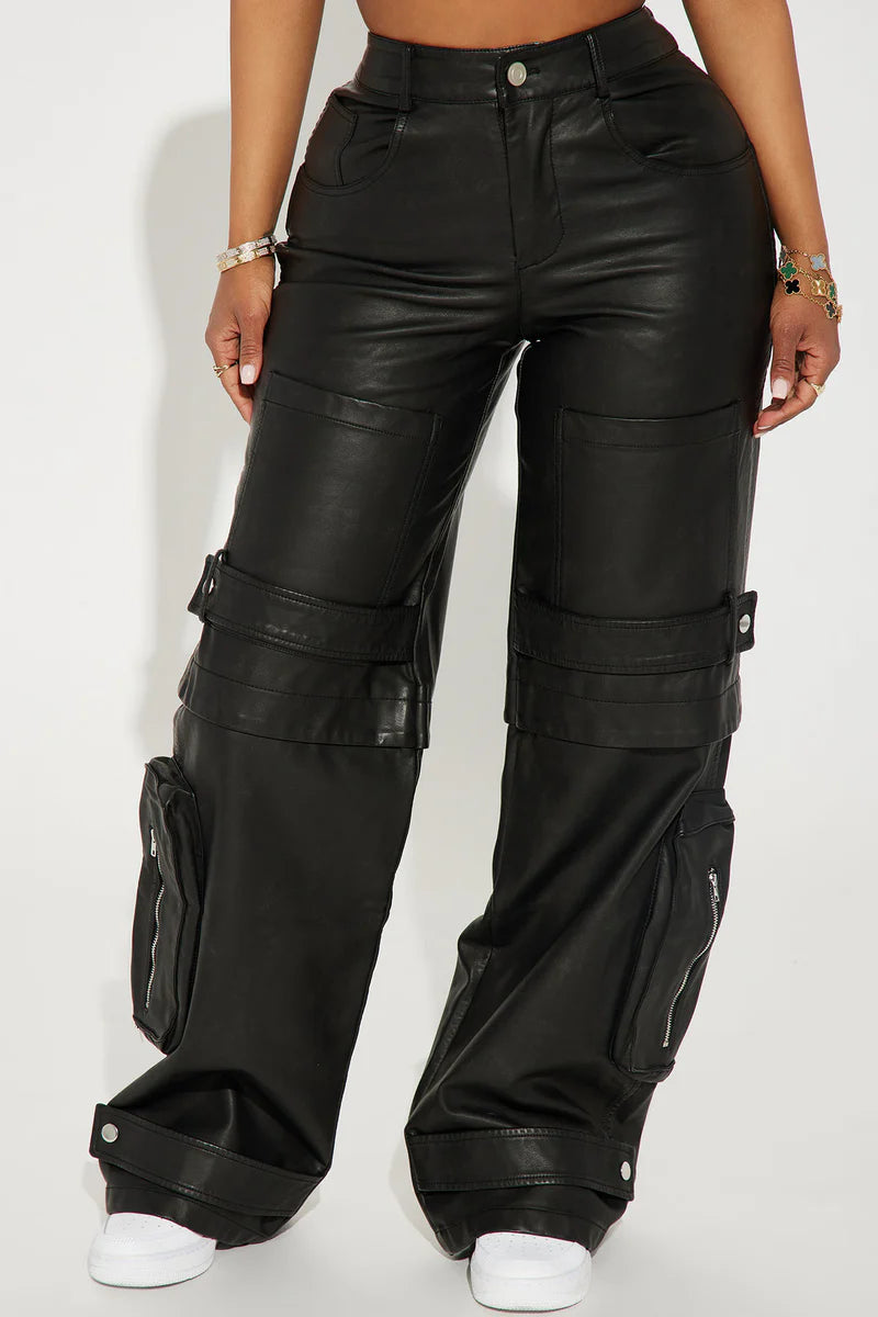 STREET HEAT WASHED FAUX LEATHER