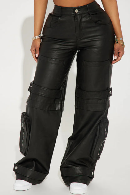 STREET HEAT WASHED FAUX LEATHER