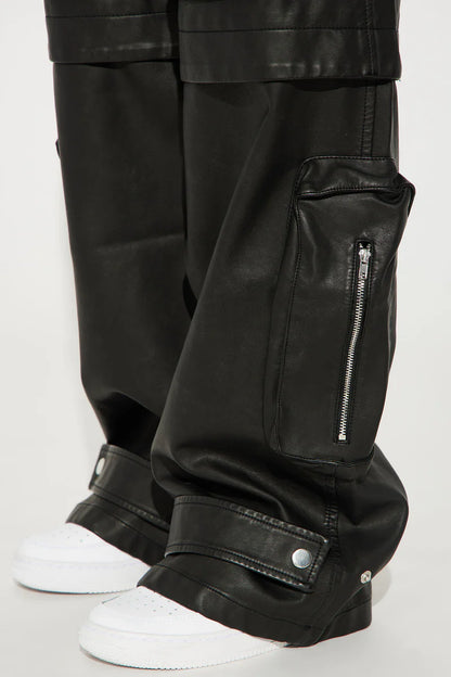 STREET HEAT WASHED FAUX LEATHER