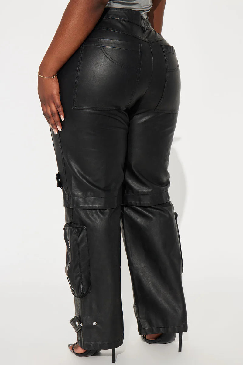 STREET HEAT WASHED FAUX LEATHER