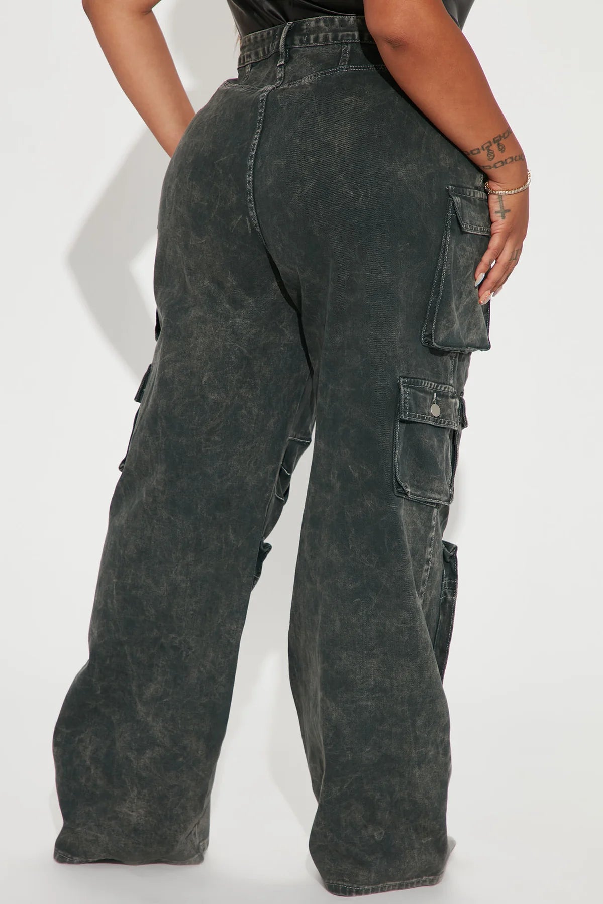 LILY HIGH RISE CARGO JEANS