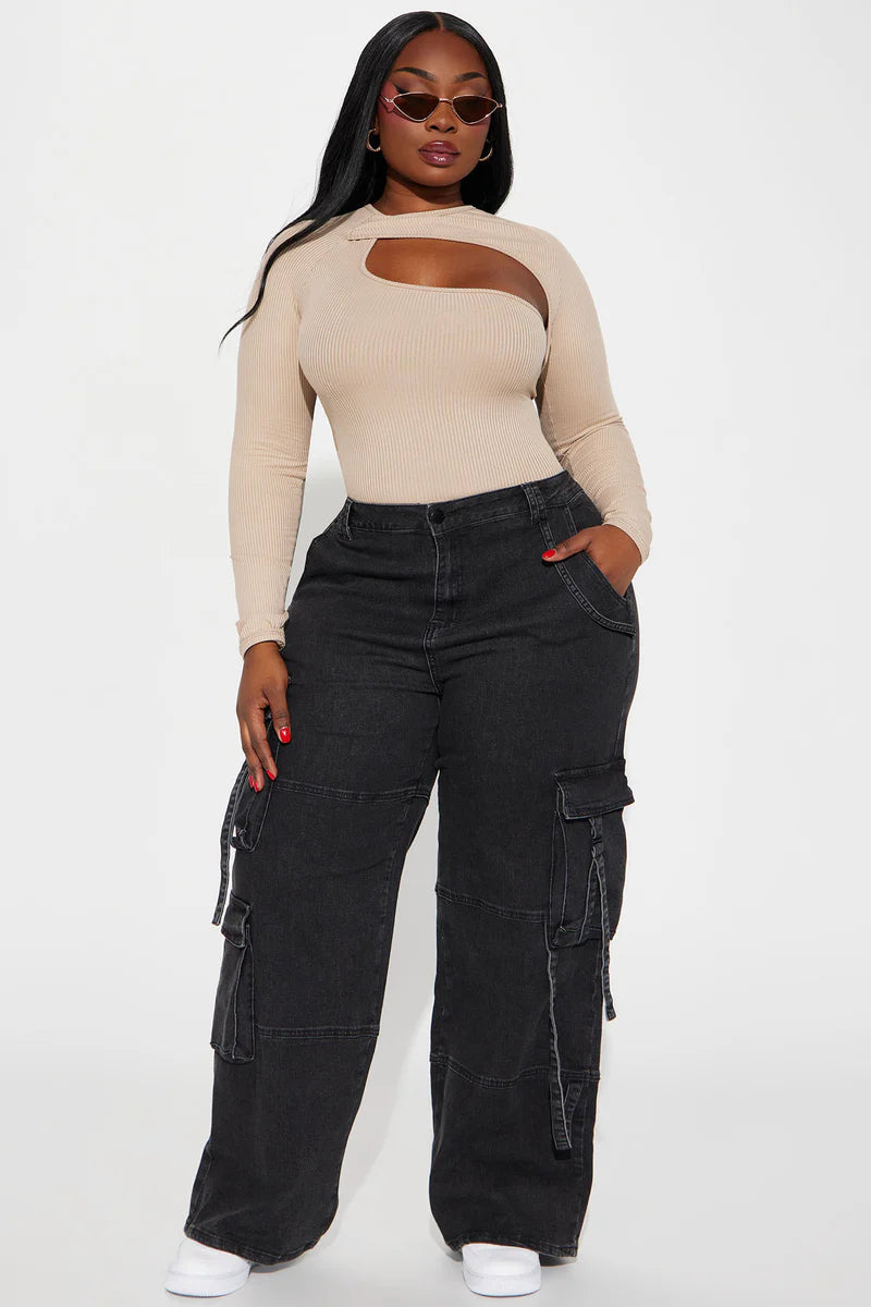 DESI MINERAL WASH CARGO PANT