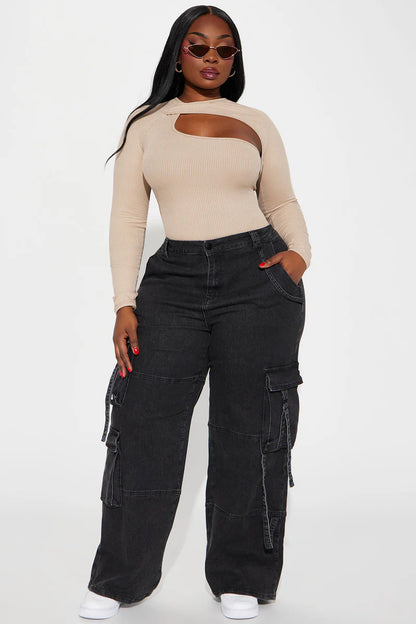 DESI MINERAL WASH CARGO PANT