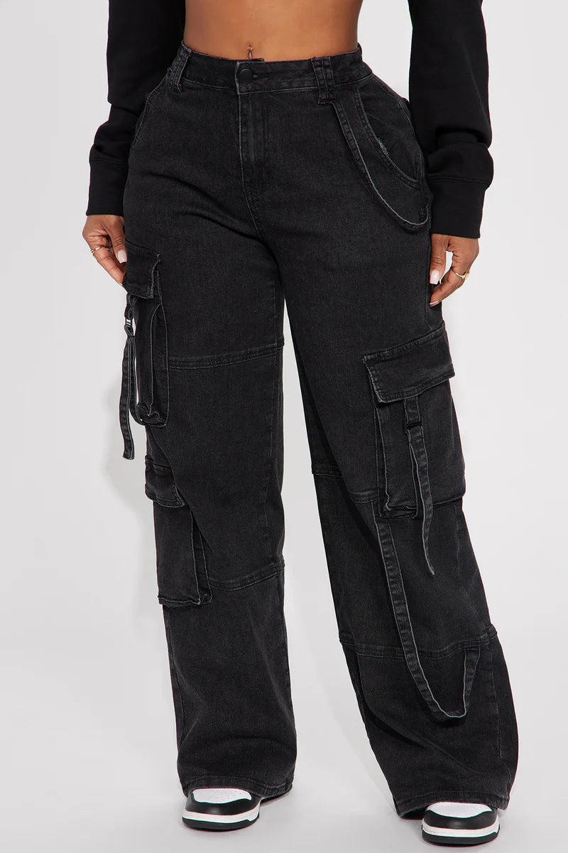 DESI MINERAL WASH CARGO PANT